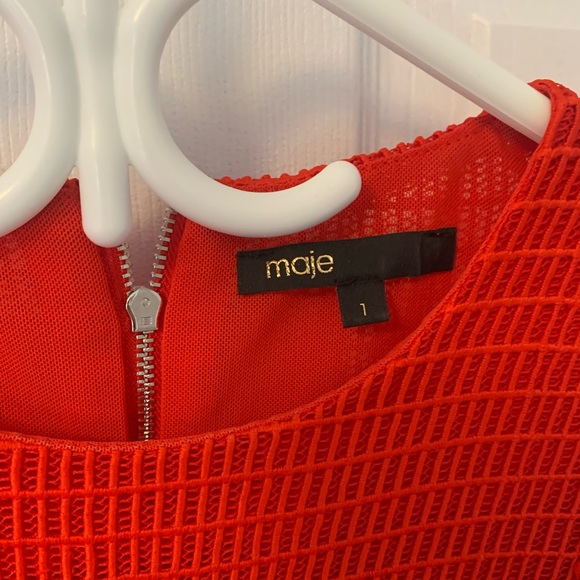 Red Maje Party Dress - Picture 4 of 8